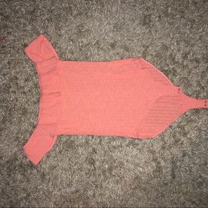 Off shoulder body suit